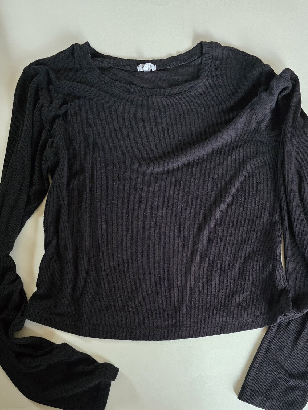 Garage Classic Black Long-Sleeve Top